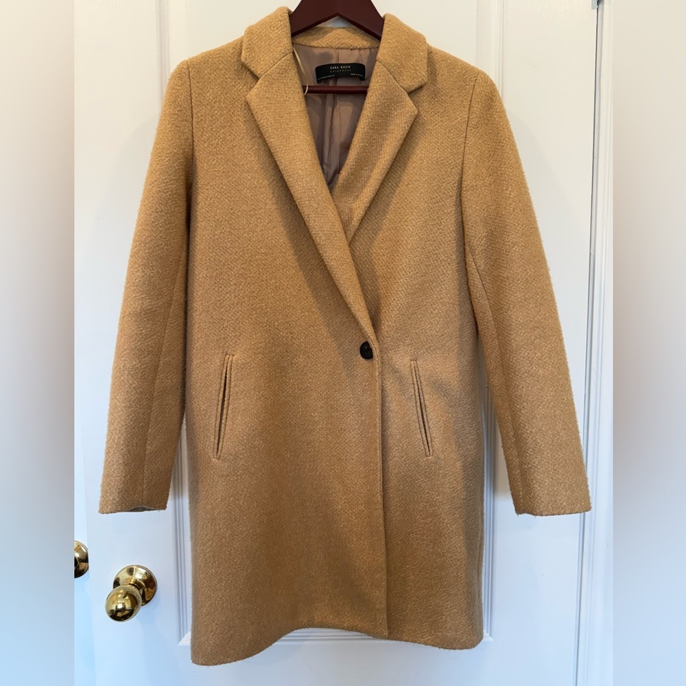 Zara Classic Camel Coat